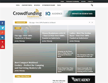 Tablet Screenshot of crowdfundingheadlines.com